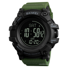 SKMEI 1356 hommes montres de sport militaire boussole podomètre calories montre homme numérique étanche montre-bracelet électronique